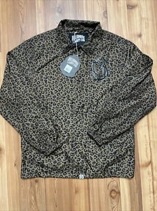 Billionaire Boys Club Leopard print coach jacket size M NWT Ice Cream - Picture 1 of 7