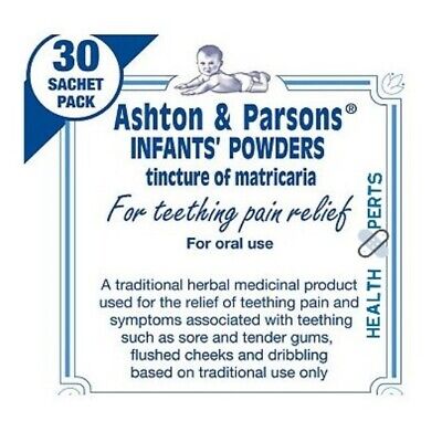 Teething Powders - Ashton And Parsons - 30 Sachets Infants • 7.95£