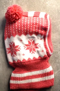 Kinder Schlupfmützen Schlauchmütze Wintermütze gefüttert Wintermützen Skimützen - Bild 1 von 2