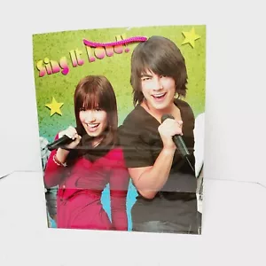 SINGLE Hallmark Disney Camp Rock Gift Bag Demi Lovato Jonas Brothers 2008 13x10" - Picture 1 of 10
