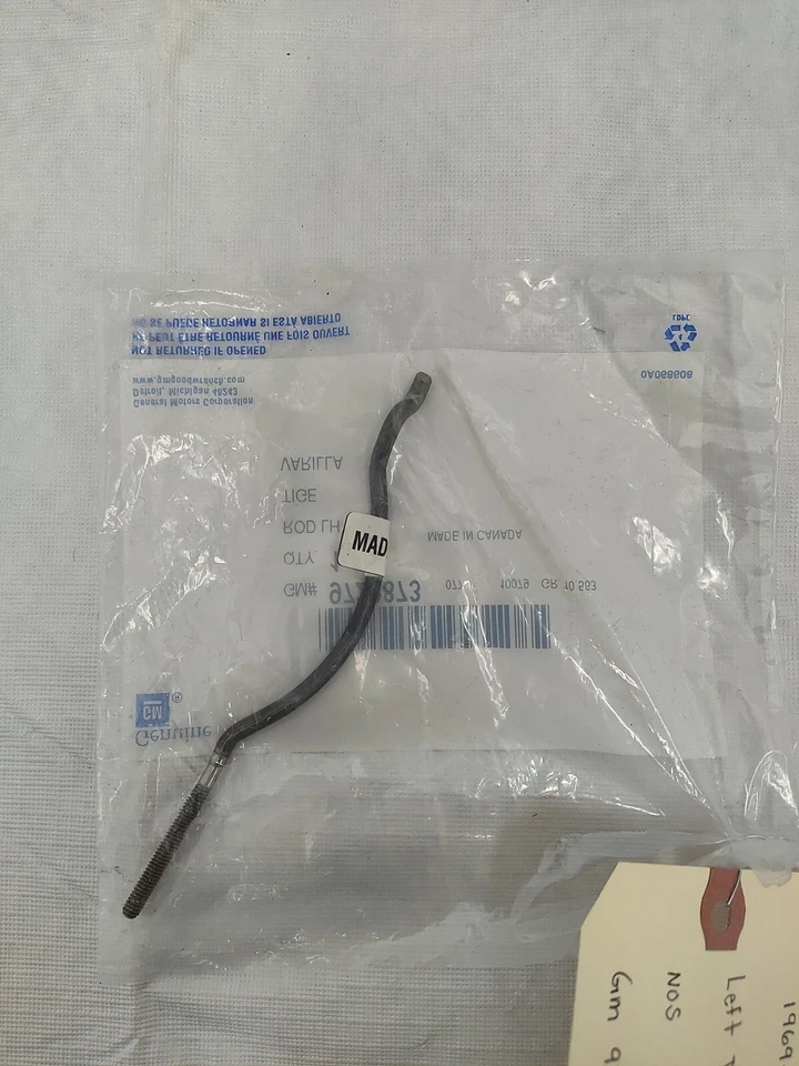 Barra de apertura de manija de puerta exterior izquierda C3 Corvette 1969-1982 lado del conductor (LH) NUEVO DE STOCK Foto 1 de 3