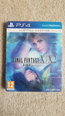 Final Fantasy X/X-2 HD Remaster PS4 Limited Edition Steelbook - New/Sealed/Rare - Image 1 of 4