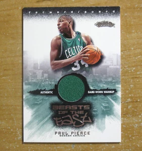PAUL PIERCE 2001-02 Fleer Showcase Beasts of the East Game Worn Warmup Jersey - Picture 1 of 2