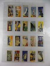 Comet Sweets Trade Cards Modern Wonders 1961 Complete Set 25 in Pages