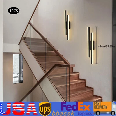 LED Wall Light Sconce Wall Lamp Bedside Lamps Lighting Wall Fixture Dimmable USA - Image 1 of 4