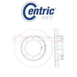 Centric Slotted Disc Brake Rotor for 1974 Chevrolet K10 Suburban 4.1L 5.7L nw