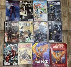 Mixed Bundle Comics Marvel Top Cow DC Comics + games expo programmes - Foto 1 di 9