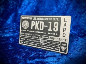 Blade Runner Blaster PKD-19 Aluminium Etched Display Plaque. - Picture 1 of 3
