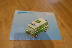 Playmobil Anleitung 3160, Bauanleitung grüner Polizeibus - Bild 1 von 1