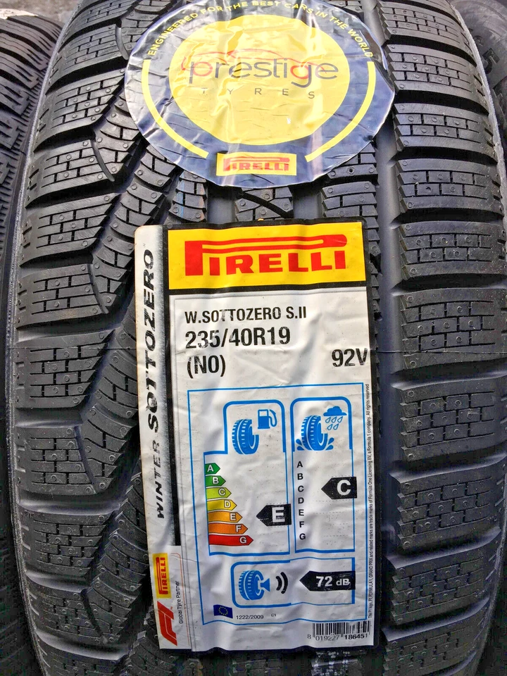 1x Winterreifen Pirelli Winter 240 Sottozero II 235/40 R19 92V  N0 (E/C/72) - Bild 1 von 1