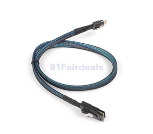 Internal Mini SAS SFF-8087 to mini sas High Density HD SFF-8654 data Cable - Picture 1 of 8