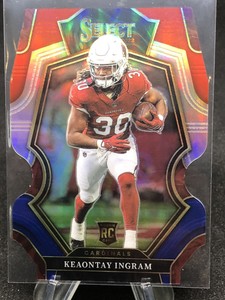 2022 Select Keaontay Ingram Red Blue Prizm Die-cut Premier Level #102 Cardinals