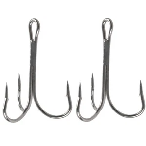 Classic Treble Hooks Large Size Standard Strength Fishing Hooks, 30pcs Saltwater - Picture 1 of 7