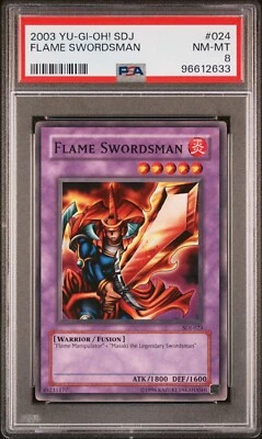Flame Swordsman - SDJ-024 - Common - Unlimited Edition  Psa 8 - Image 1 of 2