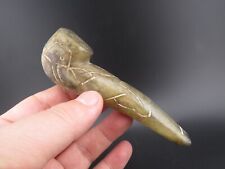 Chinese jade,Noble collection,natural jade,Smoking pipe,pendant  R(339)