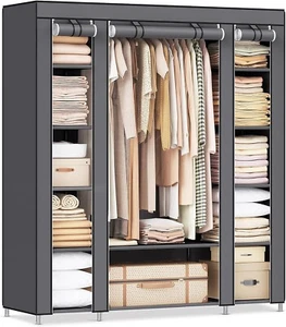 Bedroom Wardrobe Fabric Cabinet Dressing Room Kids Room Cabinet - Picture 1 of 8