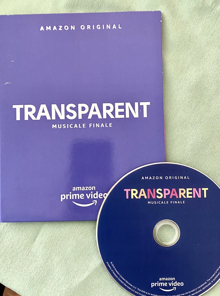 Transparent FYC PROMO DVD Musicale Finale Amazon 2019 - Image 1 of 1