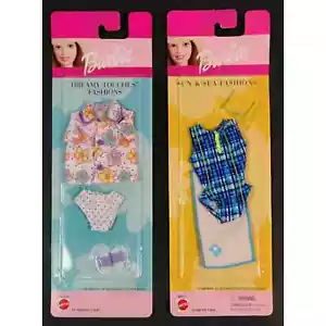 Vintage Mattel Barbie Dreamy Touches Fashion Plus Sun & Sea Fashions 2000 - Picture 1 of 6