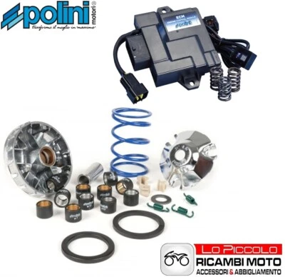 KIT CENTRALINA ECM + VARIATORE HI-SPEED POLINI APRILIA SXR 50 Euro 5 2023 2024 - Immagine 1 di 4