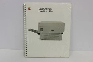 APPLE LASERWRITER AND LASERWRITER PLUS MANUAL 030-1296-B NEW IN SHRINK WRAP - Picture 1 of 3