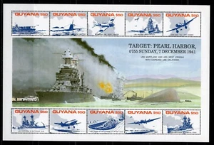 GUYANA - 1991 El 50 aniversario del ataque japonés a Pearl Ha - M524 - Imagen 1 de 1