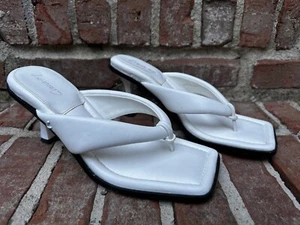 Circus by Sam Edelman White Heels Women's Size 9.5 Flip Flop - Picture 1 of 15