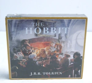 THE HOBBIT by J.R.R. TOLKIEN 2001 Highbridge 4 Audio Book CDs 4 1/2 hours SEALED - Foto 1 di 4