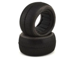 JConcepts JCO313 Sprinter 2.2" Rear Front Buggy Dirt Tires (2) Green Blue R2 - Picture 1 of 9