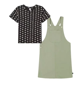 New $59.95 GAP KIDS Girls 2-piece Elegant Skirtall Dress & Tee - Size: 7/8 - Picture 1 of 4