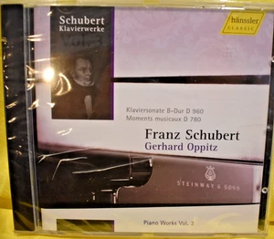 SEALED Franz Schumbert Gerhard Oppitz Piano Works Vol 3 CD - Imagen 1 de 2