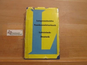 Langenscheidts Taschenwörterbuch der lateinischen und deutschen Sprache. Lateini - Picture 1 of 1