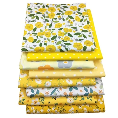 8 PIEZAS Cuadrados de Tela de Algodón, 50x50cm/20x20 Pulgadas Multicolor Tela de Acolchado Cuadrada... Foto 1 de 4