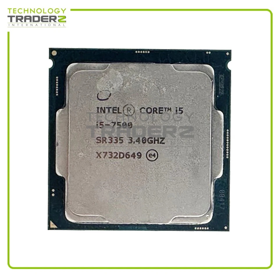 SR335 Intel Core i5-7500 Quad-Core 3.40GHz 6MB 65W Processor **Pulled** - Image 1 of 1