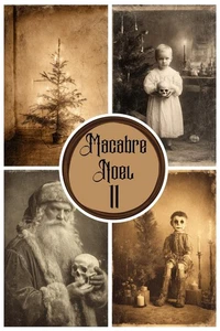 Macabre Noel Victorian Christmas Greeting Cards Set Gothic Holiday Ephemera Art - Picture 1 of 4