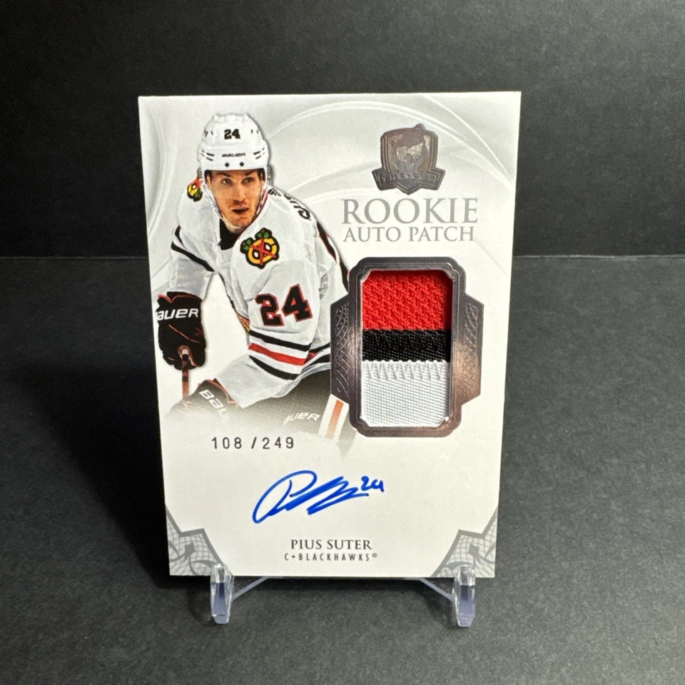 2020-21 Upper Deck THE CUP ROOKIE AUTO PATCH #158 Pius Suter 108/249 EX/NM - Image 1 of 4