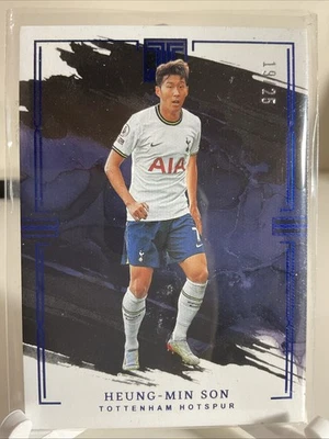 Heung-Min Son 2022-23 Panini Impeccable Premier League -  Blue /25 - Image 1 of 2