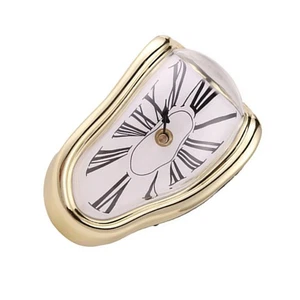 Melting Bell Household Right Angle Clocks Mute Bedside Clock for Home - Picture 1 of 5