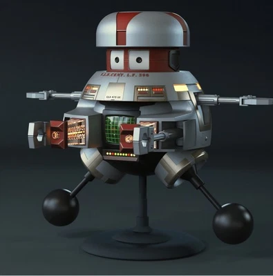 The Black Hole V.i.n.c.e.n 6" Escala 1/8 Robot Figura Vincent Personalizado 3D Modelo Kit Foto 1 de 4