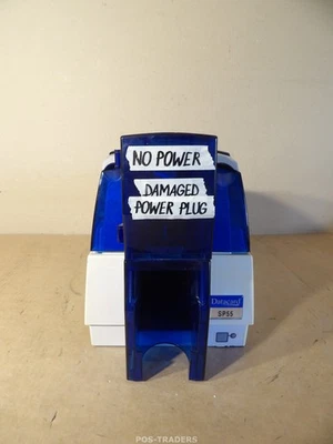 Datacard SP55 Plus USB Color ID Card Printer - NO POWER / DAMAGED POWER PLUG - Bild 1 von 4