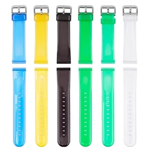 Nueva correa transparente de color de 20 mm para la colección Swatch Omega Moon Planet - Imagen 1 de 21