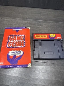 Game Genie Video Game Enhancer for Super Nintendo SNES + Codebook Manual - Picture 1 of 6