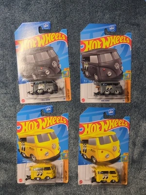 hot wheels kool kombi Mooneye Gray Yellow Lot Of 4 - Image 1 of 3