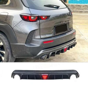 1PC Carbon Fiber Look ABS Rear Bumper Lip Body Spoiler For 2023-2024 Mazda CX-50 - Picture 1 of 1