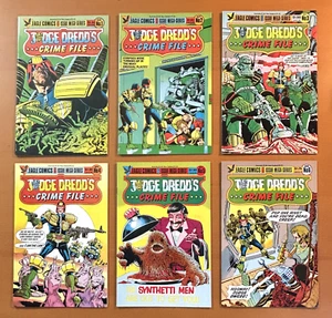 Judge Dredd's Crime File #1, 2, 3, 4, 5 & 6 complete series (Eagle 1985). - Picture 1 of 6