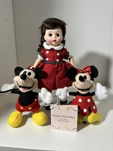 39555 MADAME ALEXANDER PUPPE IN BOX 8" - WENDY LOVES MICKEY & MINNIE - IM AUSSTAND - Bild 1 von 18