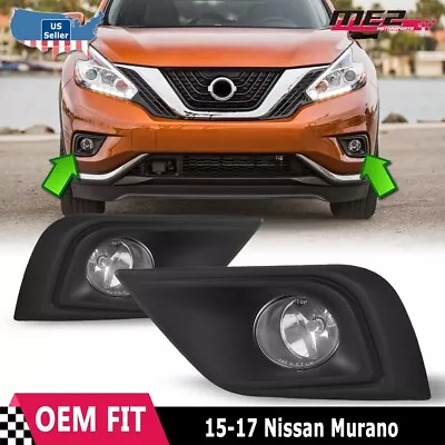 Luces antiniebla 2015-2017 lente transparente para Nissan Murano lámparas de fábrica + kit de cableado Foto 1 de 4
