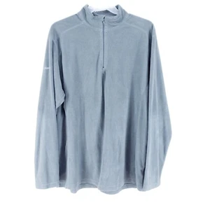 Columbia Fleece Half Zip Pullover Women's Sz 1X Gray - Picture 1 of 7
