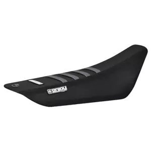 2021-2022 Cobra CX 50 KING Seat Cover By Enjoy MFG ALL BLACK GREY RIBS #238 - Foto 1 di 4