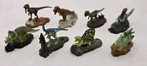FIGURAS DE DINOSAURIOS FUNDIDOS A PRESIÓN PARQUE JURÁSICO 1993 x9 en muy buen estado usado la mayor parte del conjunto - Imagen 1 de 17