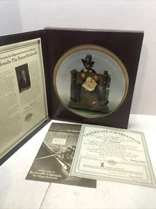 Norman Rockwell's Colonial : Rare Rockwells Plate Ye Glutton 1988 - Picture 1 of 7
